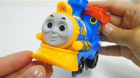 Funny Face Train Toy Railway Course Thomas Electric Train Youtube