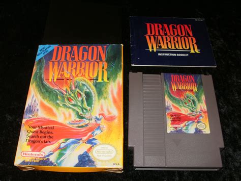 Role playing game release date Dragon Warrior - Nintendo NES - Complete CIB