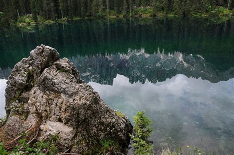 Lago Di Carezza Karersee A Beautiful Lake In The Dolomites Trentino