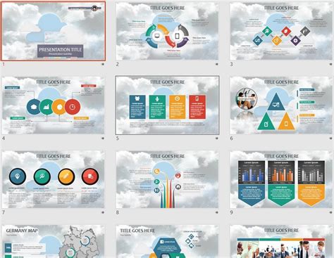 Cloud Computing Powerpoint Template 58686
