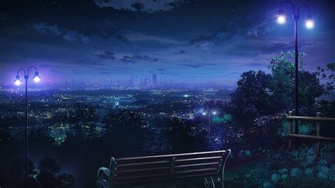 24 Loneliness Anime City Wallpapers Wallpaperboat