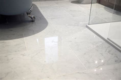 Carrara C Polished Marble Flooring Floortique