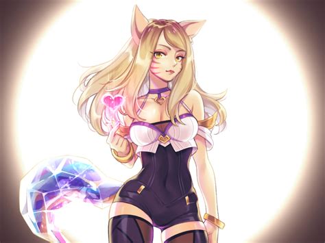 Ahri And K Da Ahri League Of Legends Drawn By Meo Danbooru