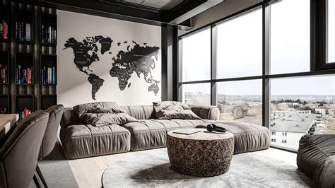 Make Home Interior Design Cozy Industrial Living Room 50 Most