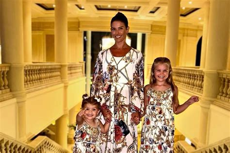 Rebekah Vardy And Mini Me Daughters Wear Matching