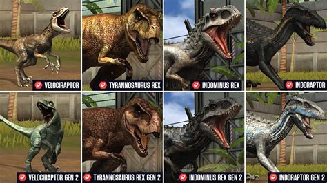 Get inspired by our community of talented artists. ALL GEN 1 VS GEN 2. Indoraptor, Mosasaurus, Indominus Rex ...