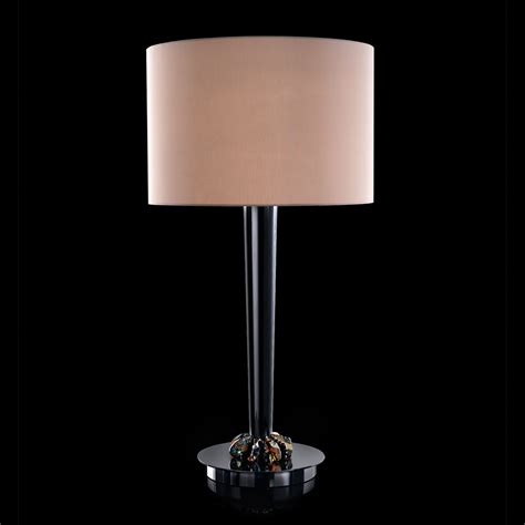 Large Black Contemporary Crystal Table Lamp Juliettes Interiors