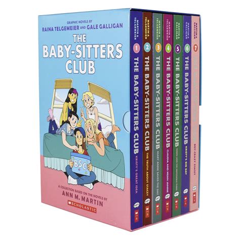 The Baby Sitters Club Graphic Novels 7 Books Collection By Ann M