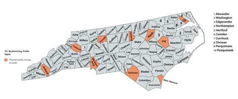 Nc Joint Redistricting Committee Public Hearing Schedule League Of
