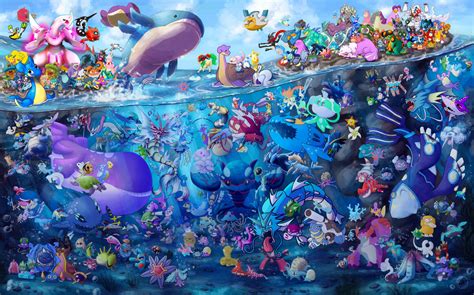 Pokémon Water Type Wallpapers Wallpaper Cave