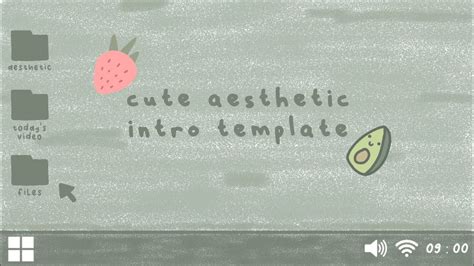 Cute Aesthetic Intro Template Free For Use Youtube