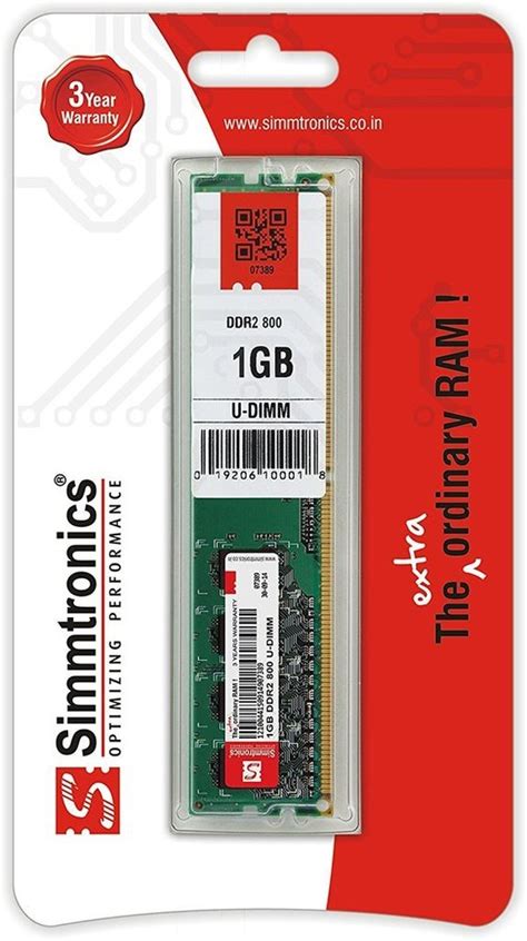 Simmtronics 1gb Ddr2 Ram Memory Size 1 Gb Kp Computeronix Id