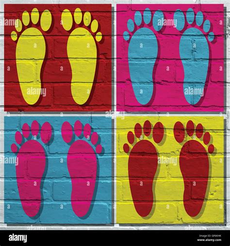 Urban Art Feet Pop Art Stock Vector Image And Art Alamy