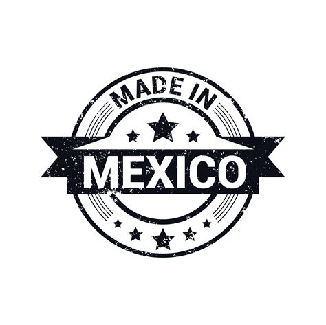 Hecho En Vector De Diseño De Bandera De México 13268520 Vector En Vecteezy