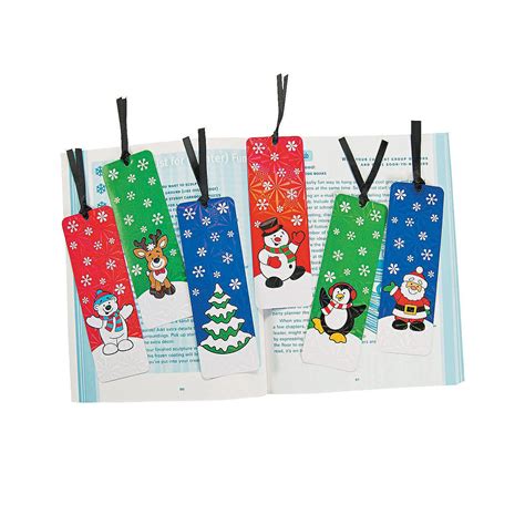Holiday Bookmarks With Activities Oriental Trading Christmas
