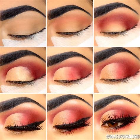 Números complejos paso a paso. Pictorial maquillaje tonos rojos paso a paso maquillaje ...