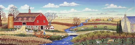 Coldwater Farm Painting By Kathy Jakobsen Pixels