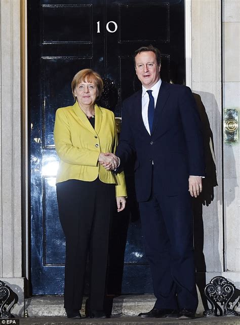 Cameron And Merkel Meet For Crunch Eu Reform Talks