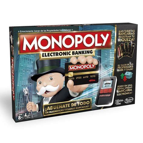 En esta versión renovada de monopoly electrónico, el juego ha dado un paso más monopoly banco electrónico marca hasbro gaming ref b6677. Monopoly Electronic Banking: Banco Electrónico - Monopoly - Juego de mesa | Monopolio juego ...