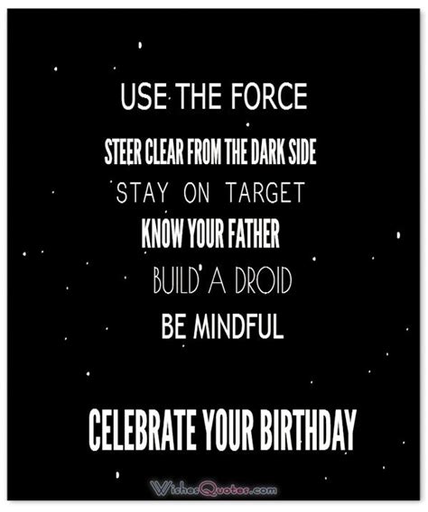 Star Wars Birthday Card Sayings Saeriy