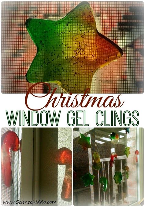 Diy Winter And Christmas Window Gel Clings Make A Gorgeous