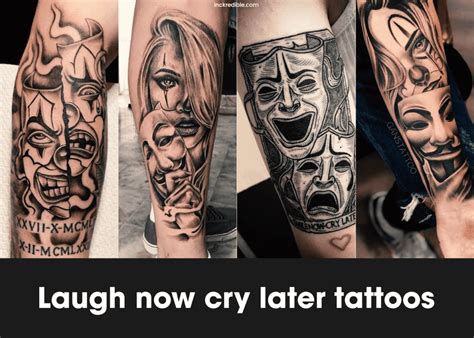 TOP 30 Best Laugh Now Cry Later Tattoos To Consider TattooTab