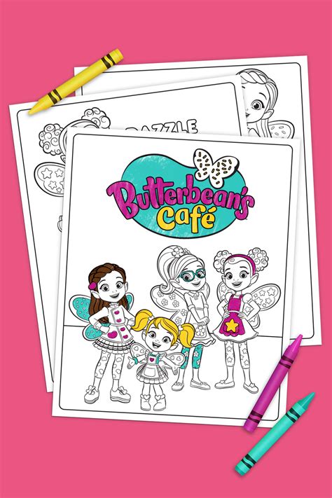 Butterbean's cafe coloring pages printable. Meet Butterbean's Cafe! | Nickelodeon Parents