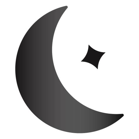 Moon And Star Night Icon Transparent Png And Svg Vector File