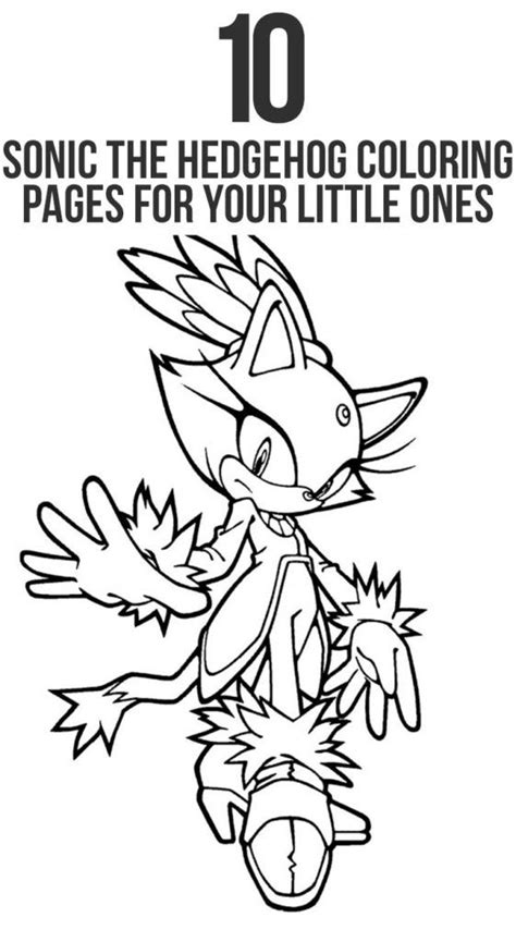 21 Sonic The Hedgehog Coloring Pages Free Printable Cartoon Coloring