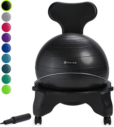 Try a balance ball chair! Best-Office-Chairs-10-Gaiam-Classic-Balance-Ball-Chair ...