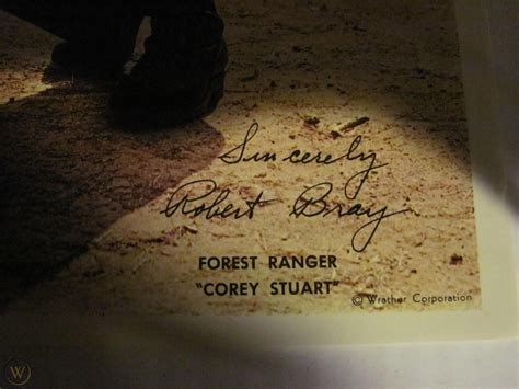 Lassie And Forest Ranger Corey Stuart Actor Robert Bray Stock Signed Photo 1877819432