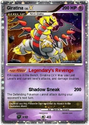Today's pokemon card review is of giratina ex and giratina ex full art from the ancient origins pokemon card set. Pokémon Giratina 3985 3985 - Legendary's Revenge - My Pokemon Card