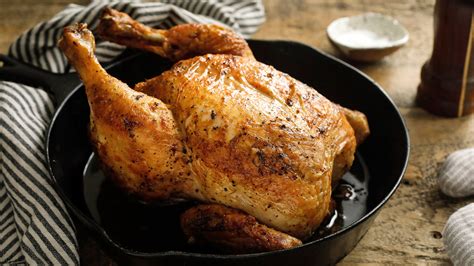 If the chicken's legs are tied with string, remove it. Jacques Pepin's Basic Roast Chicken Recipe - NYT Cooking