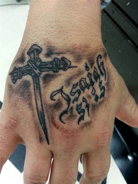 Isaiah 535 Christian Hand Tattoo Tatuagem Na Mão Tatuagens Cristãs