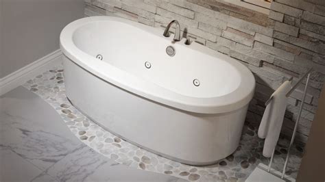 Our Latest Obsession The Jacuzzi Modena™ Freestanding Whirlpool Tub Sunken Bathtub Diy Bathtub