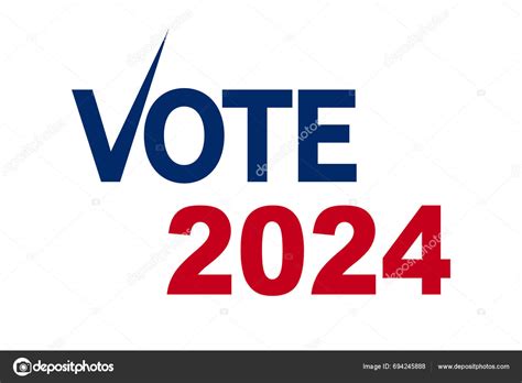 2024 Presidential Election Day Usa November Card Design Vote Your Stock