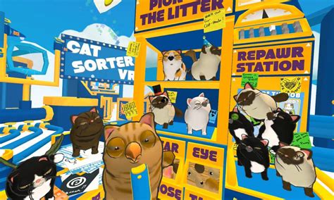 A Pawsome Time At The Cat Factory Cat Sorter Vr Gaming Trend
