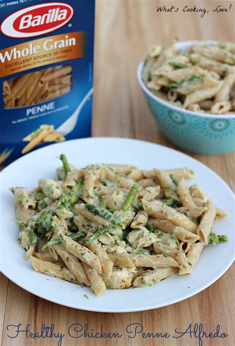 Maybe you would like to learn more about one of these? Healthy Chicken Penne Alfredo #betterforyou - Whats ...