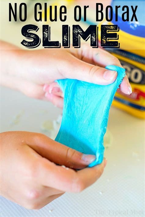 How To Make Slime Without Glue How To Make Slime Borax Slime Recipe