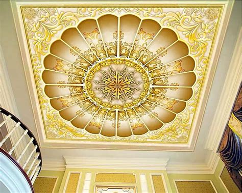 Beibehang Custom 3d Mural Gold Hall Classical Luxury Hd Wallpaper Pxfuel