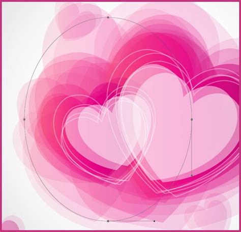 Create Abstract Hearts Illustration Using Photoshop