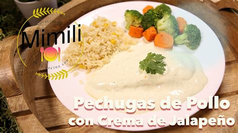 Pechugas de pollo al curry : PECHUGAS DE POLLO CON CREMA DE JALAPEÑO - Receta Facil ...