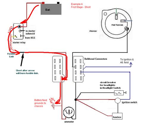 Fusible Links In Charging Systems With Ammeter