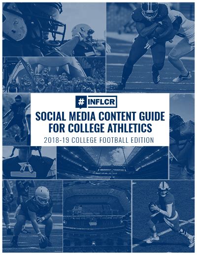 Get Inflcrs Social Media Content Guide For College Football
