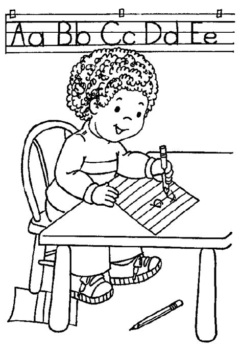 Coloring Pages Of Writing
