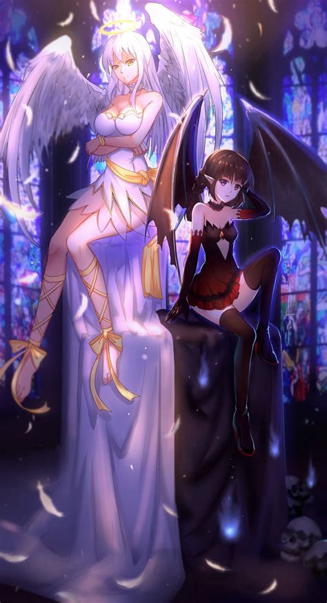Anime Demon And Angel Girl
