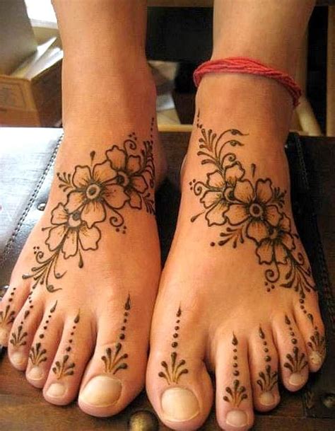 Simple Feet Henna Design Artofit