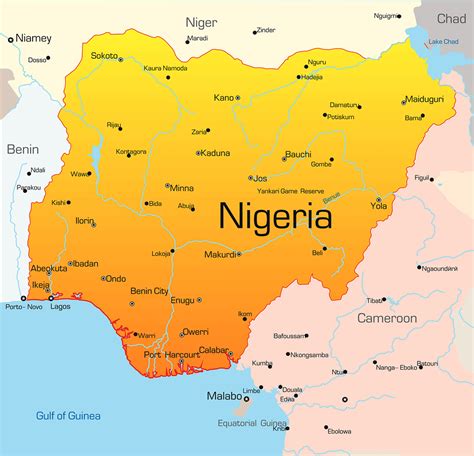 Nigeria Map 