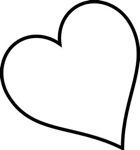Heart Outline Clipart Black And White | Clipart Panda ...