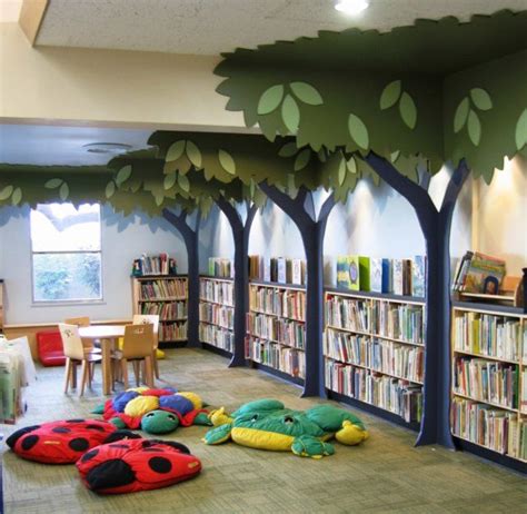 Tree Branches For The Wild Wood Programming Area School Library Decor